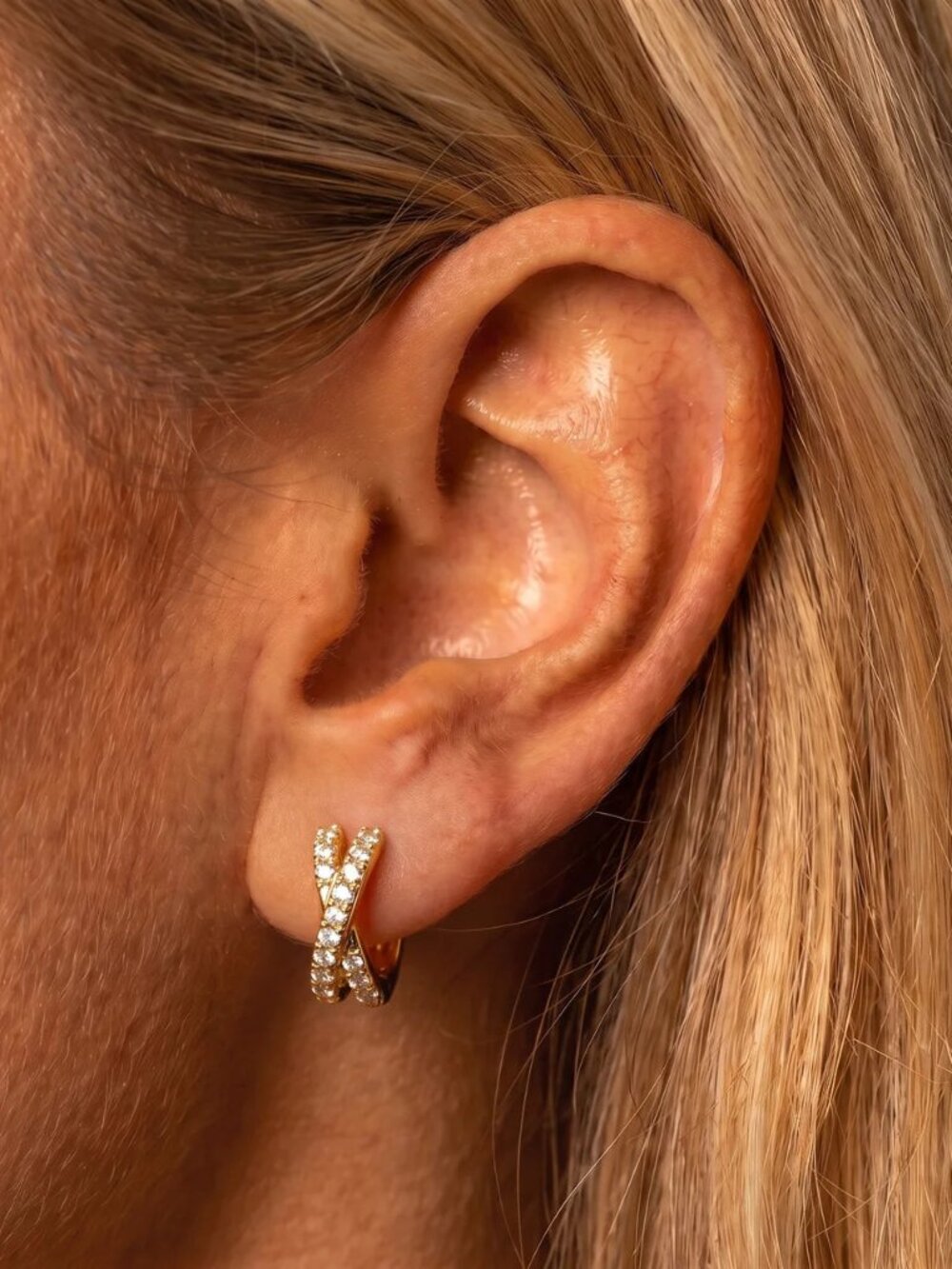 X Cross Earrings - FLORASA